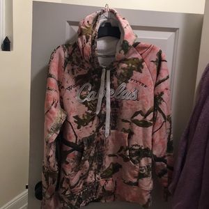 Cabelas pink camp hoodie